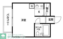 PLENDY宮前平 ワンルームの間取図画像