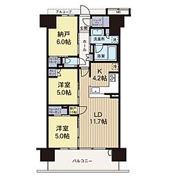 間取図画像 2SLDK