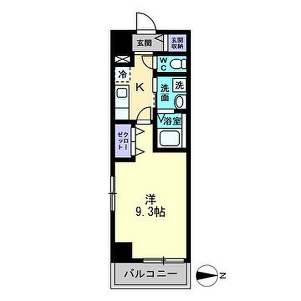 プラステ東島田 705｜岡山県岡山市北区東島田町2丁目(賃貸マンション1K・7階・29.93㎡)の写真 その2