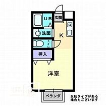 メゾン伊福町 202 ｜ 岡山県岡山市北区伊福町2丁目（賃貸アパート1K・2階・26.00㎡） その2