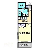 Campanella 205 ｜ 岡山県岡山市北区京町7丁目（賃貸マンション1K・2階・25.43㎡） その2