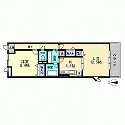 間取図画像 1LDK