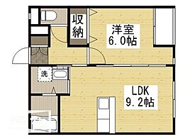 SKYHILLS2 1LDKの間取図画像