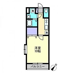 VerdeDaiku 1Kの間取図画像