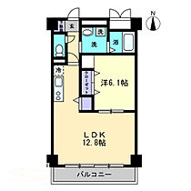 フィール上之町 503 ｜ 香川県高松市上之町3丁目（賃貸マンション1LDK・5階・42.76㎡） その2