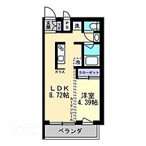 コリドールナカノ 202 ｜ 香川県高松市中野町（賃貸マンション1LDK・2階・36.00㎡） その2