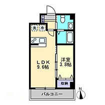 メルベーユ丸の内 403 ｜ 香川県高松市丸の内（賃貸マンション1LDK・4階・32.14㎡） その2