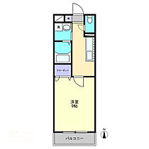 SUN GARDEN 201 ｜ 香川県高松市上天神町（賃貸マンション1K・2階・30.36㎡） その2