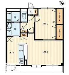 間取図画像 1LDK
