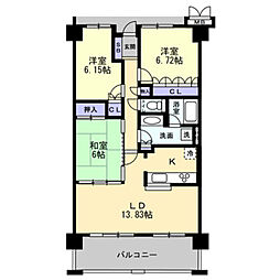 間取図画像 3LDK