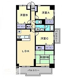 リマーニ太田 4LDKの間取図画像