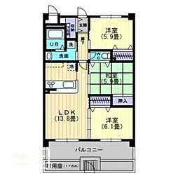 アルテミスガーデン 3LDKの間取図画像