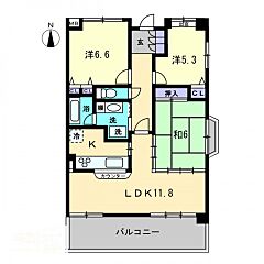 物件の間取り