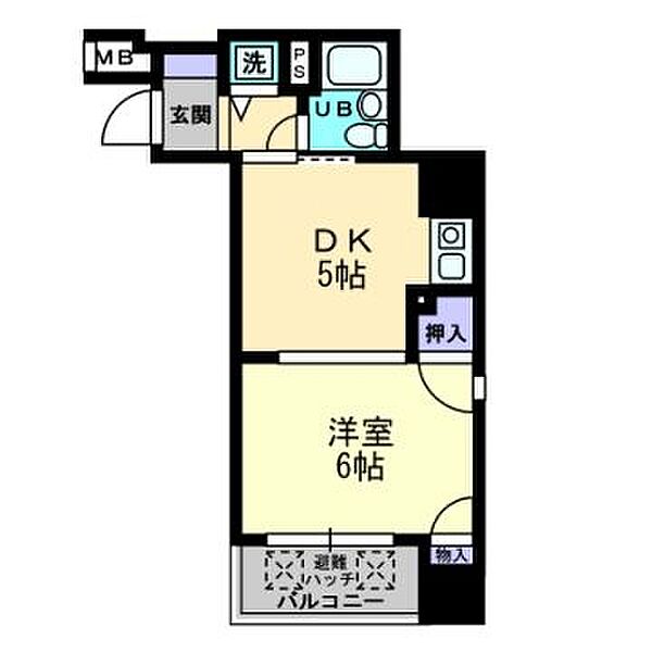 アルファはりまやばし 206｜高知県高知市はりまや町2丁目(賃貸マンション1DK・2階・27.18㎡)の写真 その2