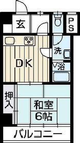 住友ハイツ 705｜高知県高知市本町2丁目(賃貸マンション1DK・7階・30.41㎡)の写真 その2