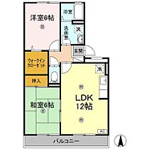 ヴィレッジ札場　A棟 202 ｜ 高知県高知市札場（賃貸アパート2LDK・2階・56.20㎡） その2