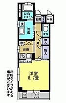 こうき秦南 401 ｜ 高知県高知市秦南町1丁目（賃貸マンション1K・4階・32.40㎡） その2