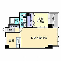 住友ハイツ 201 ｜ 高知県高知市本町2丁目（賃貸マンション1LDK・2階・54.21㎡） その2