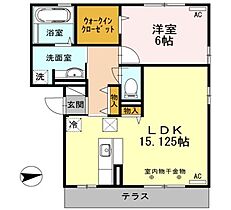 アルフォート 102 ｜ 高知県高知市愛宕町3丁目（賃貸アパート1LDK・1階・54.23㎡） その2