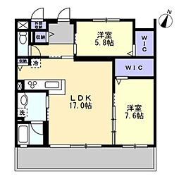 ParquEnte‐パルクエンテ‐ 2LDKの間取図画像