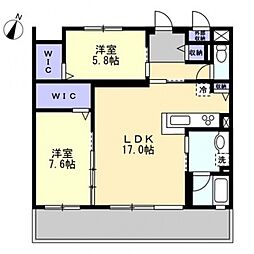 ParquEnte‐パルクエンテ‐ 2LDKの間取図画像