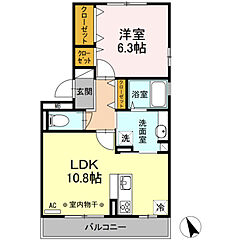 物件の間取り