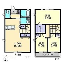 ミロワールド A ｜ 岡山県倉敷市西中新田（賃貸アパート3LDK・1階・80.91㎡） その2