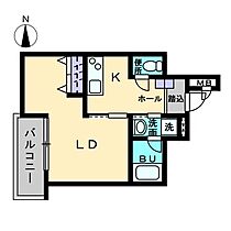 Maison de　Quatre III 403 ｜ 広島県福山市東町3丁目（賃貸マンション1K・4階・27.85㎡） その2