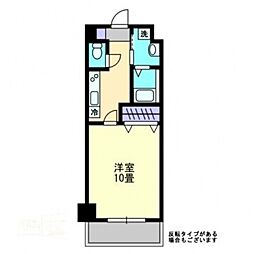 ＭＪマンション 2階1Kの間取り