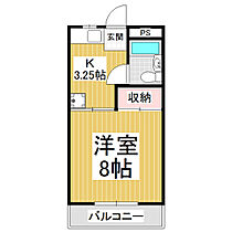 ハイシティー  ｜ 長野県駒ヶ根市赤須町（賃貸マンション1K・4階・24.80㎡） その2