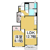 長野県伊那市狐島（賃貸アパート1LDK・1階・45.65㎡） その2