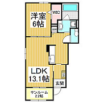 長野県上伊那郡南箕輪村（賃貸アパート1LDK・1階・50.01㎡） その2