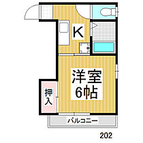 インター第一ビル  ｜ 長野県上伊那郡南箕輪村（賃貸アパート1K・2階・21.84㎡） その2