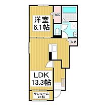 長野県伊那市山寺（賃貸アパート1LDK・1階・50.01㎡） その2