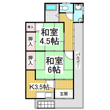 水上アパート_間取り_0
