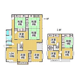 羽場戸建 10LDKの間取り