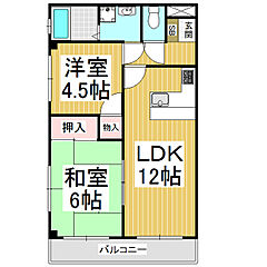 物件の間取り