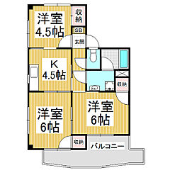 物件の間取り