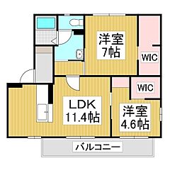 物件の間取り