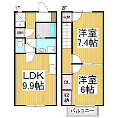 物件の間取り