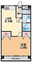 セントラルハイム弐番館・ 228 ｜ 愛媛県松山市立花5丁目（賃貸マンション1LDK・2階・54.20㎡） その2