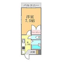 エステート東雲 110 ｜ 愛媛県松山市桑原4丁目11-10（賃貸マンション1K・1階・23.60㎡） その2