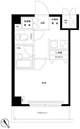 ルーブル小石川弐番館 1Kの間取図画像