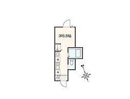 MELLAS久我山 ワンルームの間取図画像