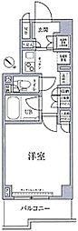 ルーブル中板橋 1Kの間取図画像
