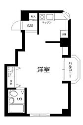 ノイメゾン桜台 ワンルームの間取図画像