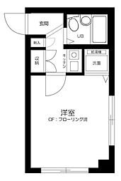 セレーネNA-1 1Kの間取図画像