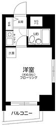 ライオンズマンション三鷹さくら通り 1Kの間取図画像