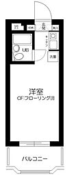 セントヒルズ上北沢 ワンルームの間取図画像