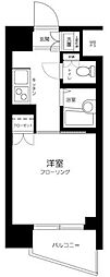 ルーブル池上参番館 1Kの間取図画像